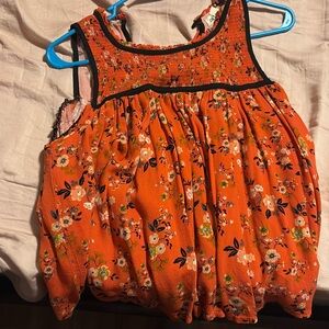 Orange blouse with no tags